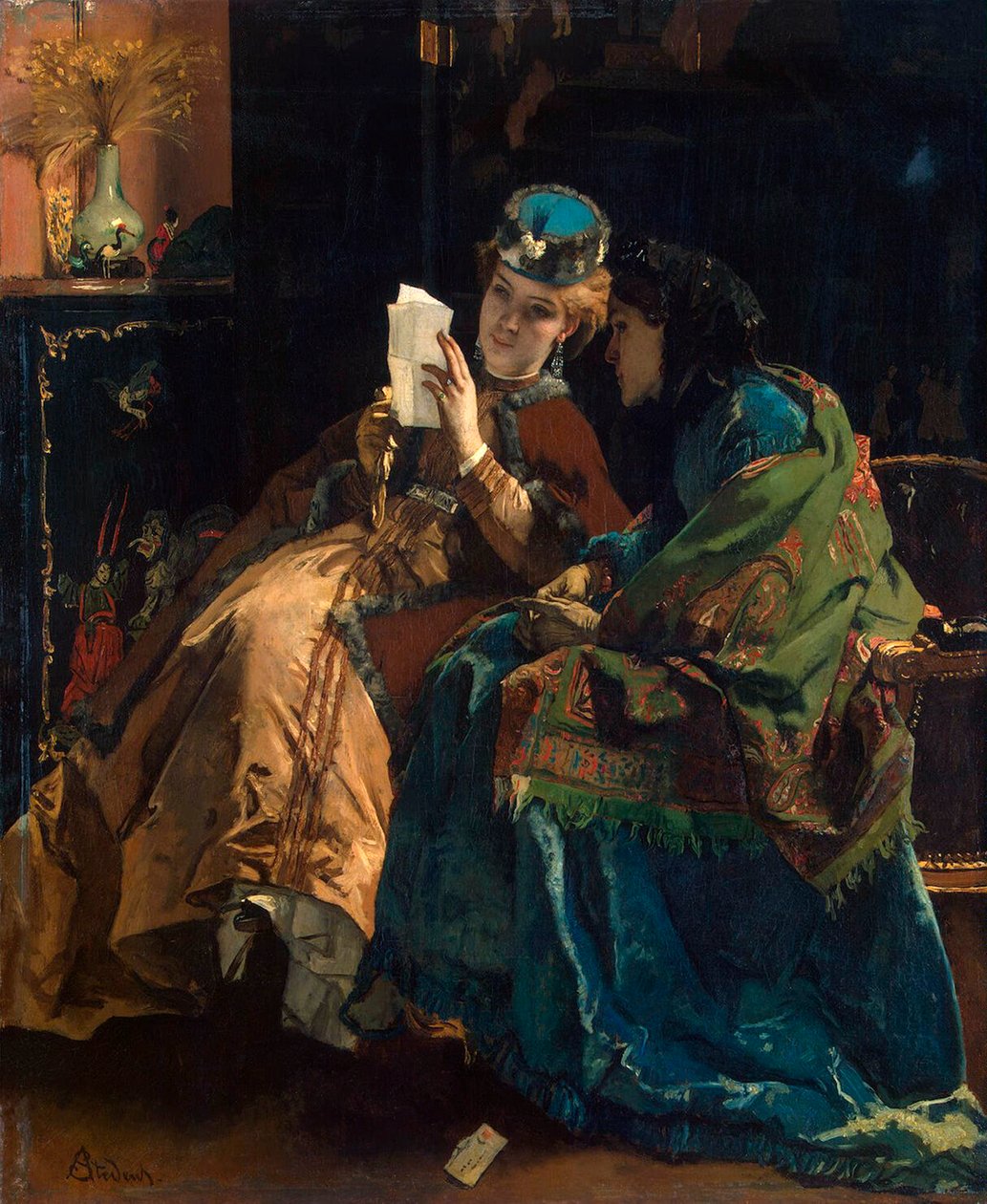 Pleasant Letter '، ستينيات القرن التاسع عشر. بواسطة ألفريد إميل ستيفنز