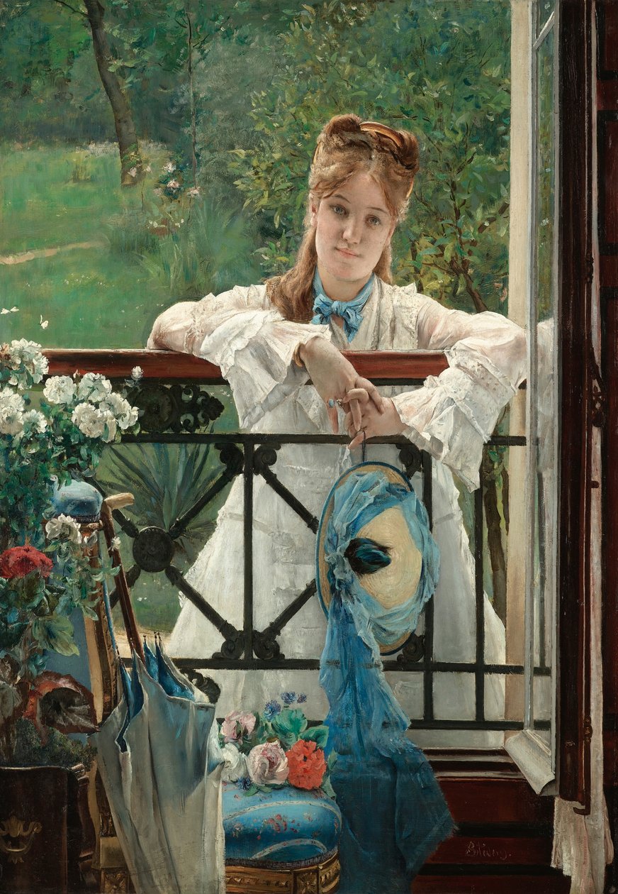 الشريط الأزرق ، حوالي 1894. بواسطة ألفريد إميل ستيفنز
