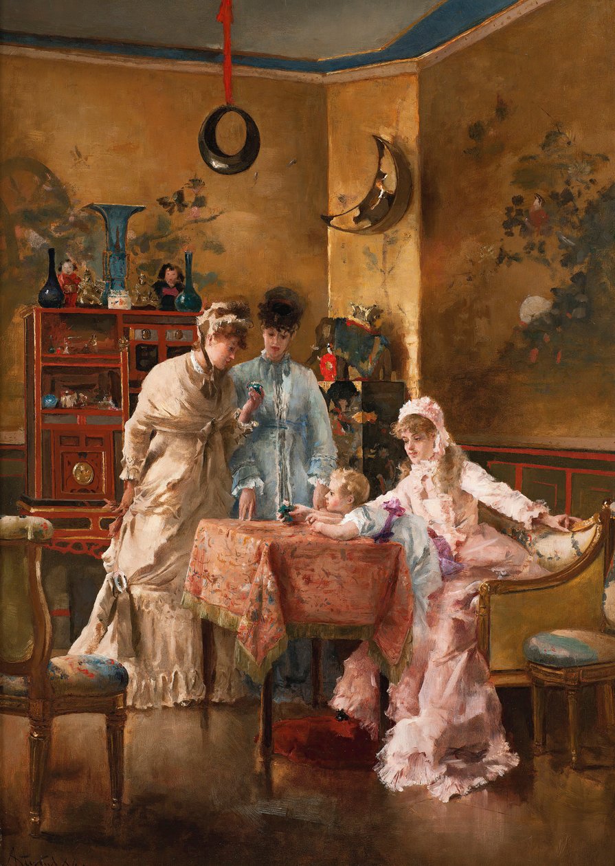 الزوار ، 1881. بواسطة ألفريد إميل ستيفنز