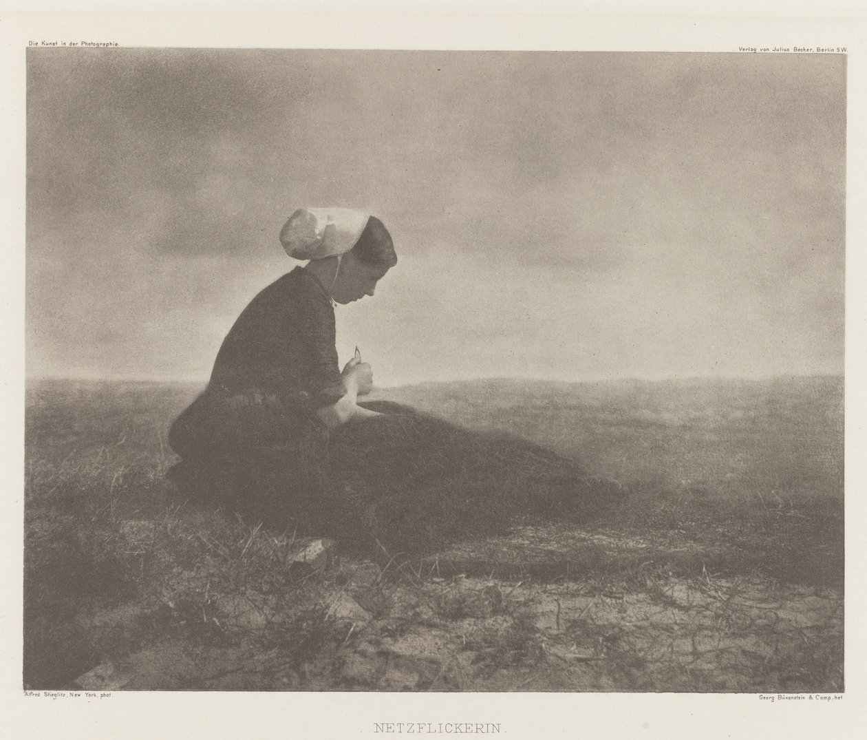 Netzflickerin (Mending Nets) ، كاتويجك 1894 بواسطة ألفريد ستيجليتز