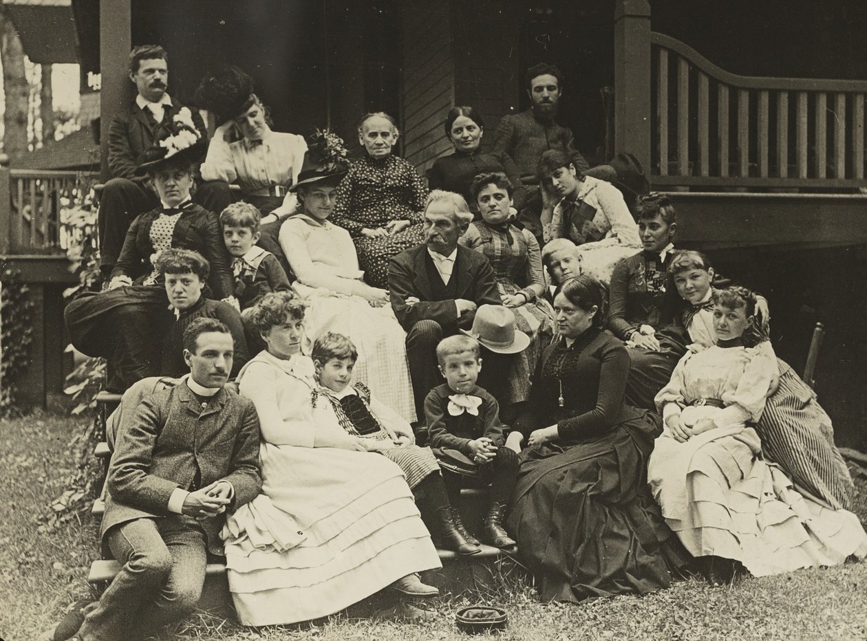 عائلة Stieglitz في Oaklawn ، بحيرة جورج ، 1888. بواسطة ألفريد ستيجليتز