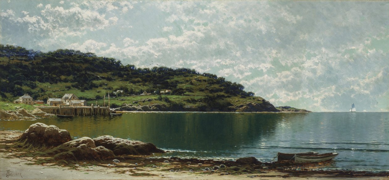 على طول ساحل مين ، ج .1885 بواسطة ألفريد طومسون بريشر