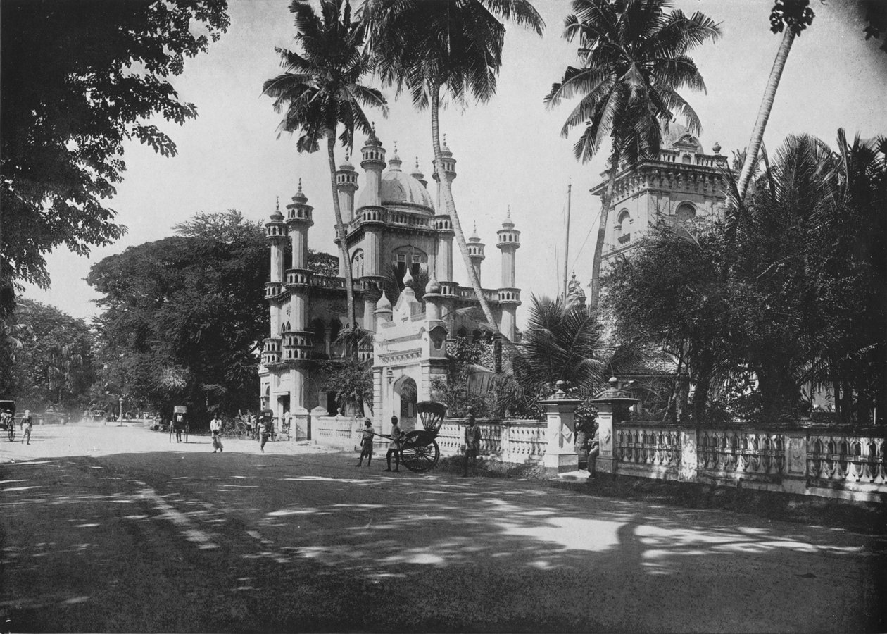 مسجد محمدي ، حدائق القرفة ، كولومبو ، c1890 ، 1910 بواسطة لوحة ألفريد ويليام أماندوس