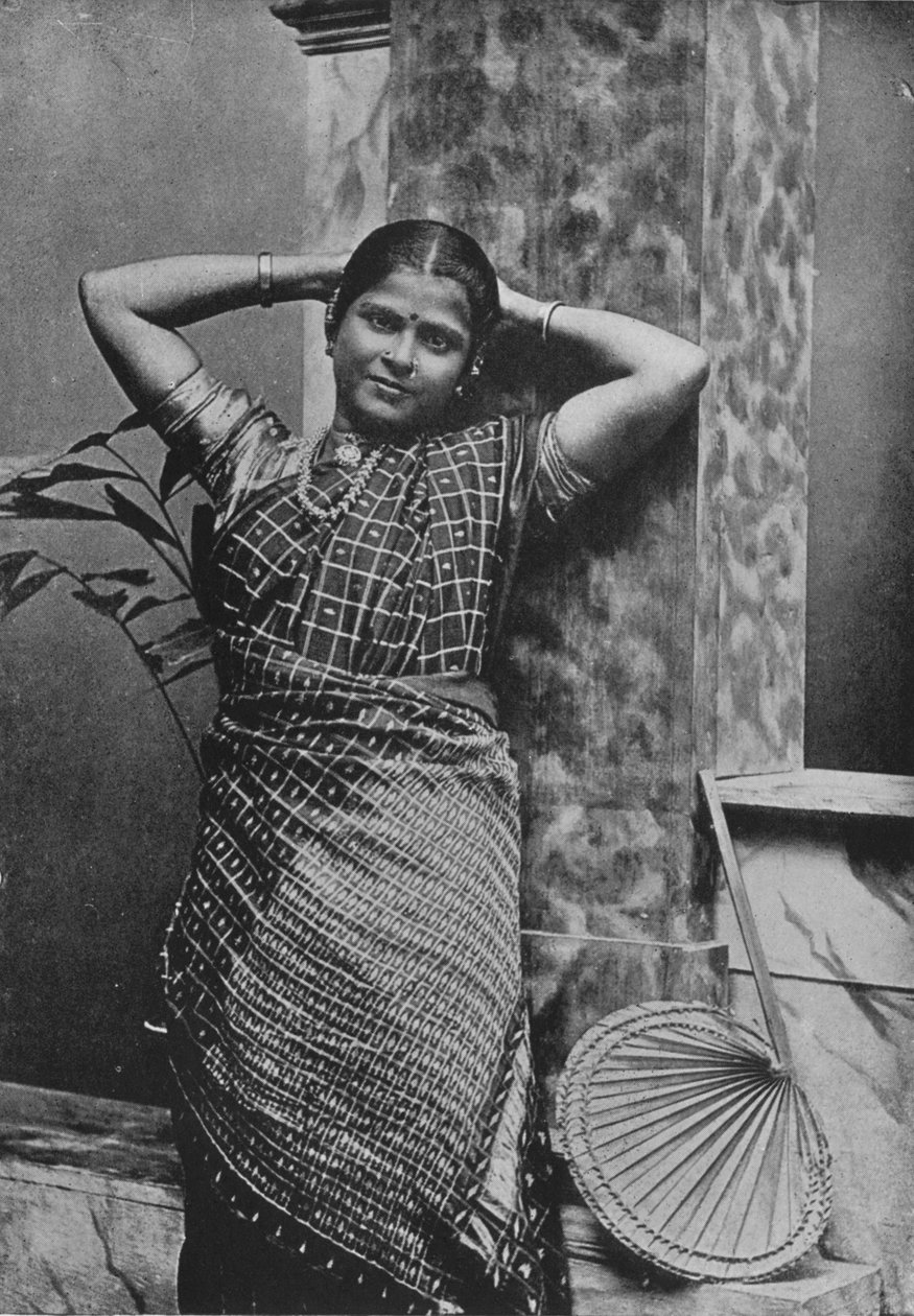 High Caste Tamil Lady ، c1890 ، 1910 بواسطة لوحة ألفريد ويليام أماندوس