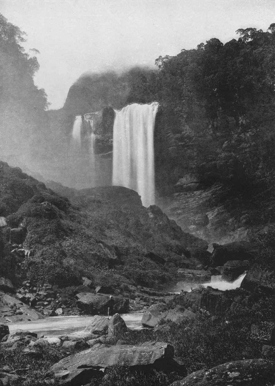 شلالات لاكسابانا ، c1890 ، 1910 بواسطة لوحة ألفريد ويليام أماندوس