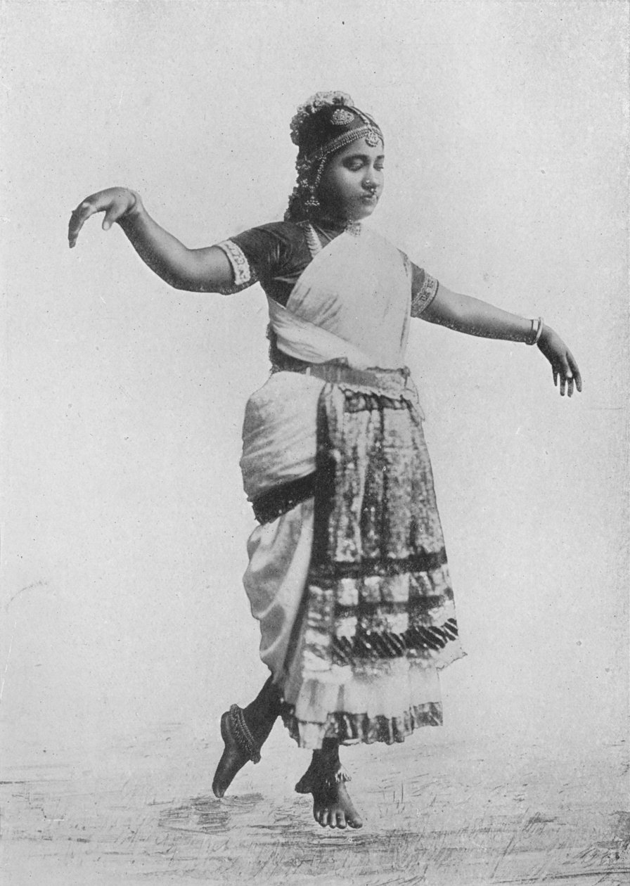 Nauch Dancing Girl، c1890، 1910 بواسطة لوحة ألفريد ويليام أماندوس