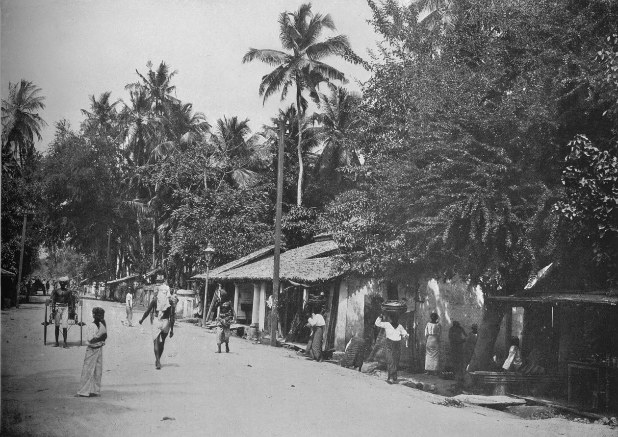 مشهد على جانب الطريق على الطريق إلى جبل. لافينيا ، c1890 ، 1910 بواسطة لوحة ألفريد ويليام أماندوس