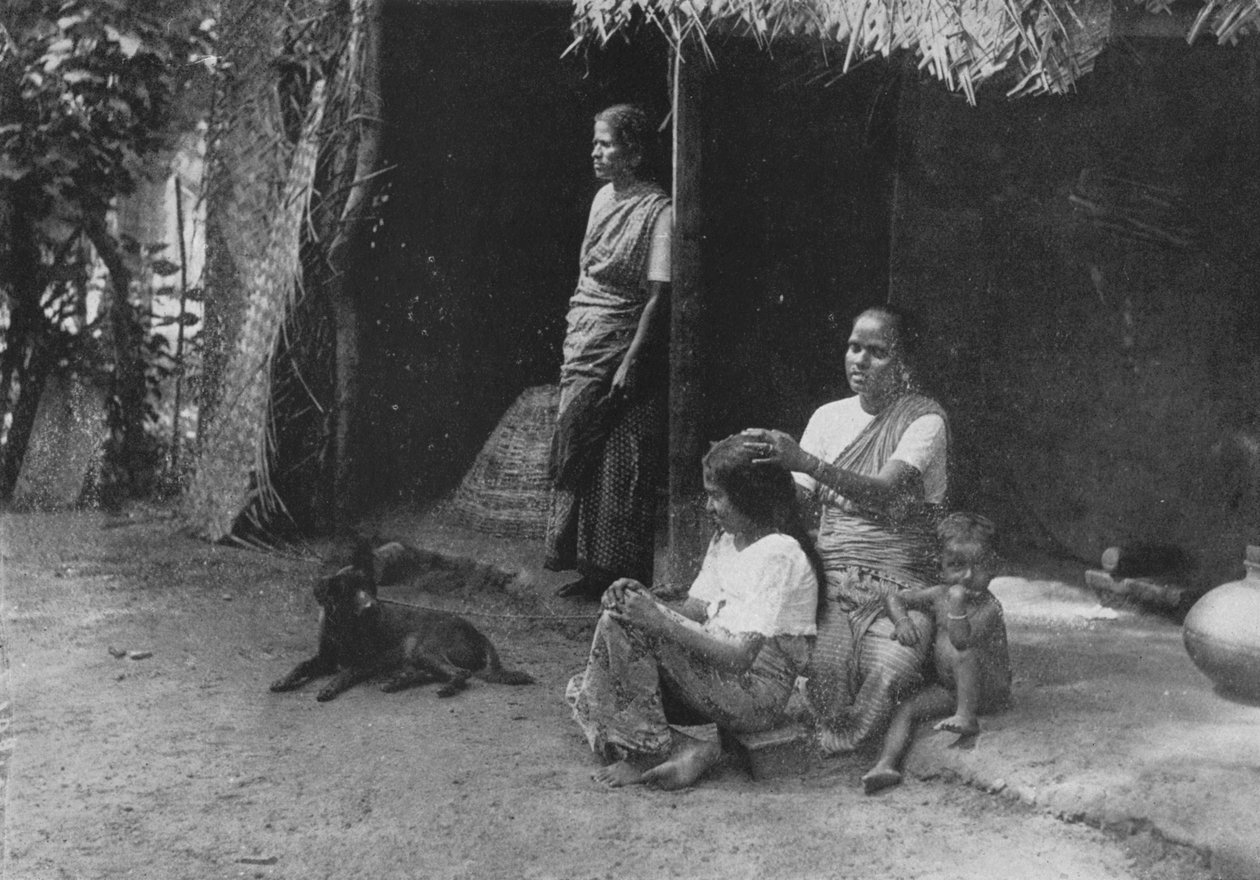 قرية التباطؤ ، c1890 ، 1910 بواسطة لوحة ألفريد ويليام أماندوس