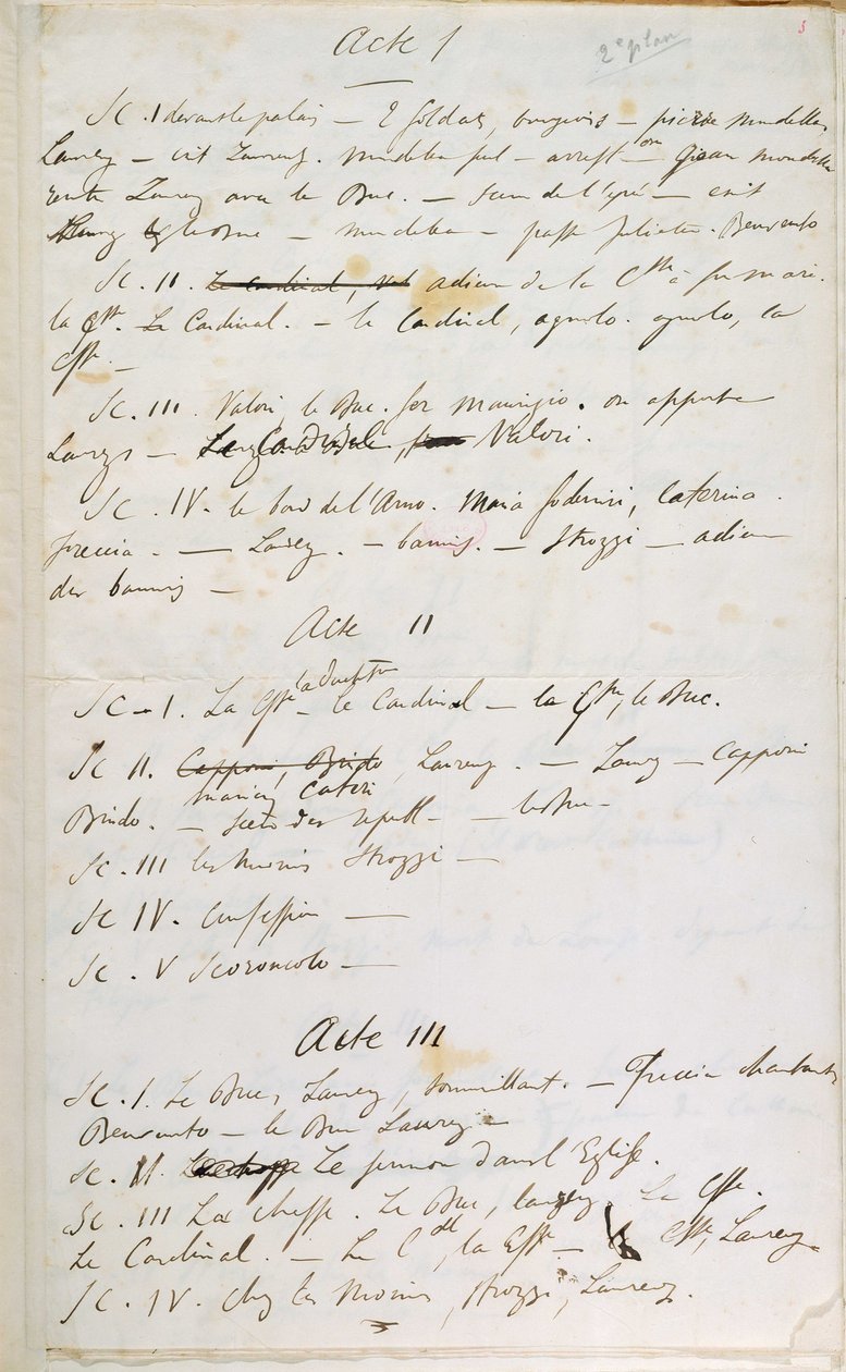 ملخص مؤامرة "Lorenzaccio" للفريد دي موسيت (1810-57) 1834 بواسطة ألفريد دي موسيت