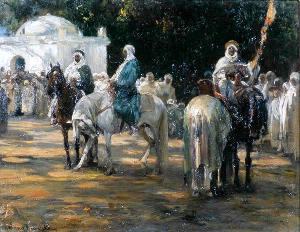 أمام المشاهد حوالي 1903 (زيت على قماش) بواسطة ألفريد من قبل فيروز كوالسكي