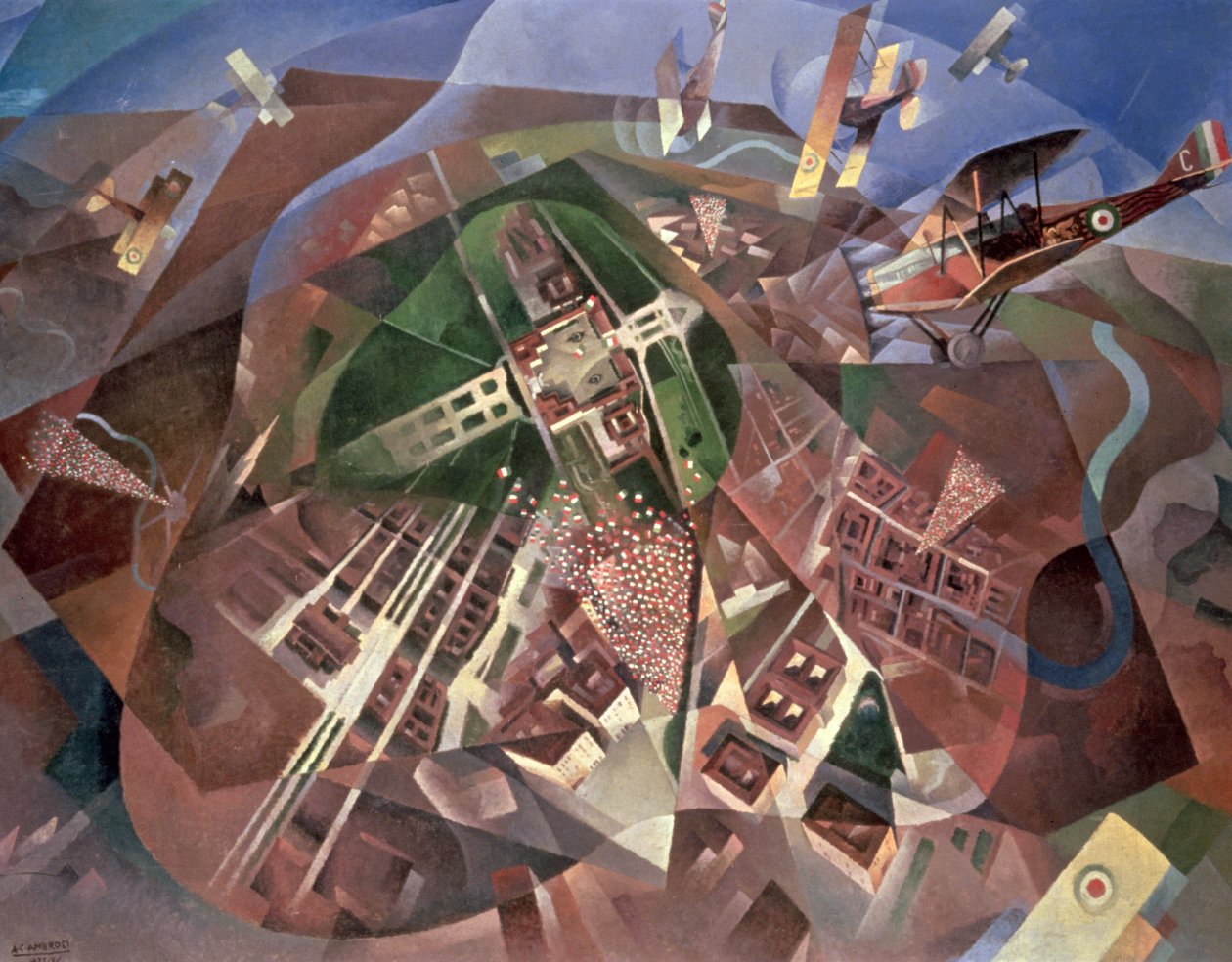 رحلة فوق فيينا ، 1933 بواسطة ألفريدو أمبروسي
