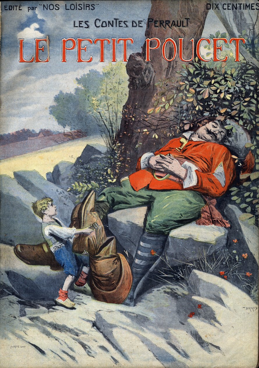 لو بيوسيت: حكاية تشارلز بيرولت (1628-1703). رسم توضيحي لـ Vaccari و Carrey في مجموعة "" Les beaux tales "" "Nos loisirs" "" حوالي عام 1910. مجموعة خاصة. بواسطة ألفريدو وكاري فاكاري
