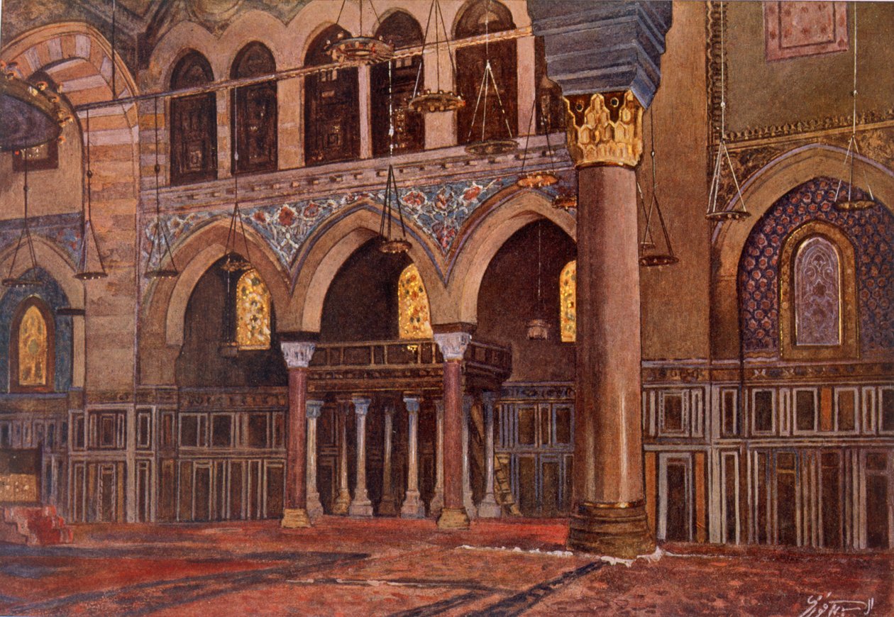 جامع الفتح حانة. 1949. بواسطة الحسين فوزي