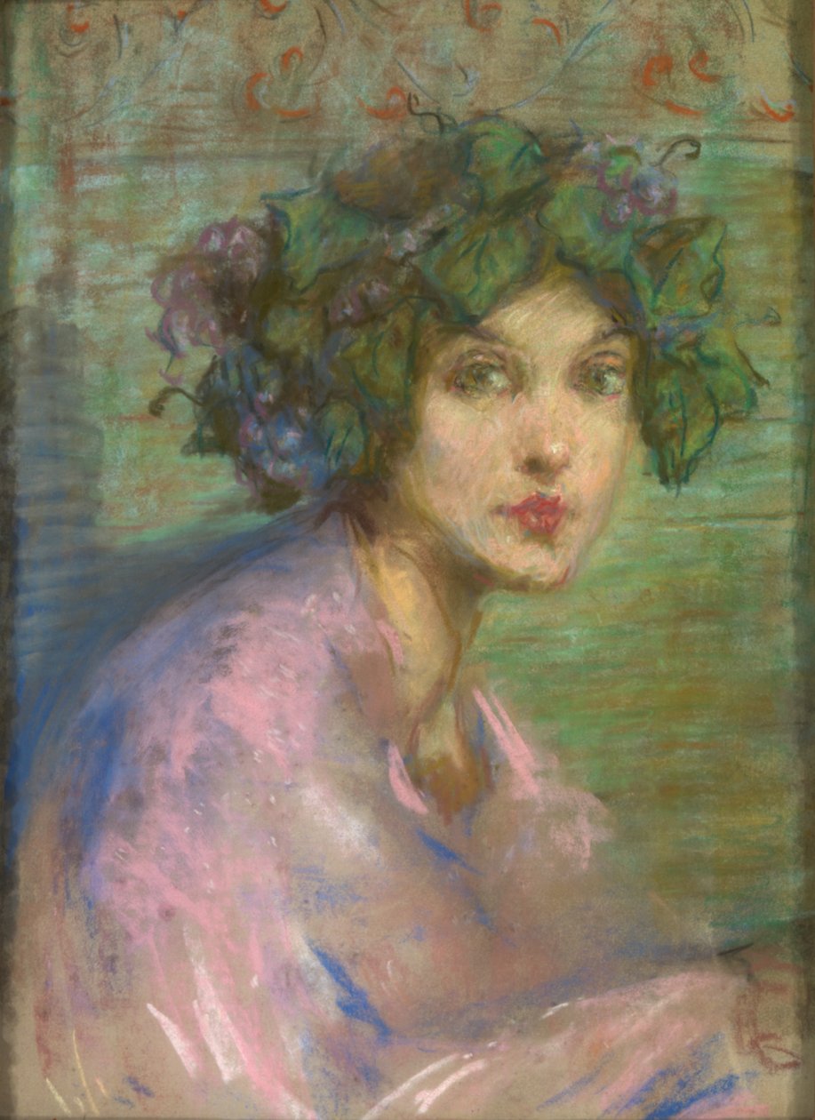 Bacchante (باستيل على ورق) بواسطة أليس بايك بارني
