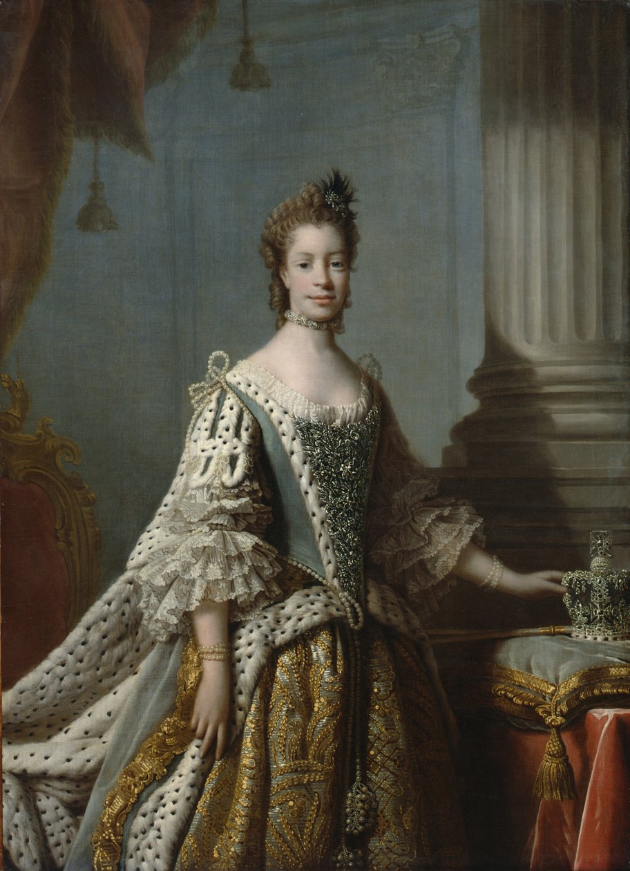 شارلوت صوفيا من مكلنبورغ ستريليتز ، 1762 بواسطة آلان رامزي