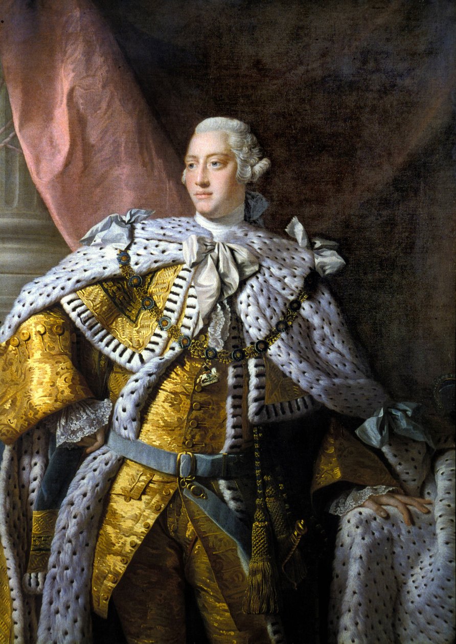 صورة لجورج الثالث (1738-1820). اللوحة بواسطة آلان رامزي بواسطة آلان رامزي
