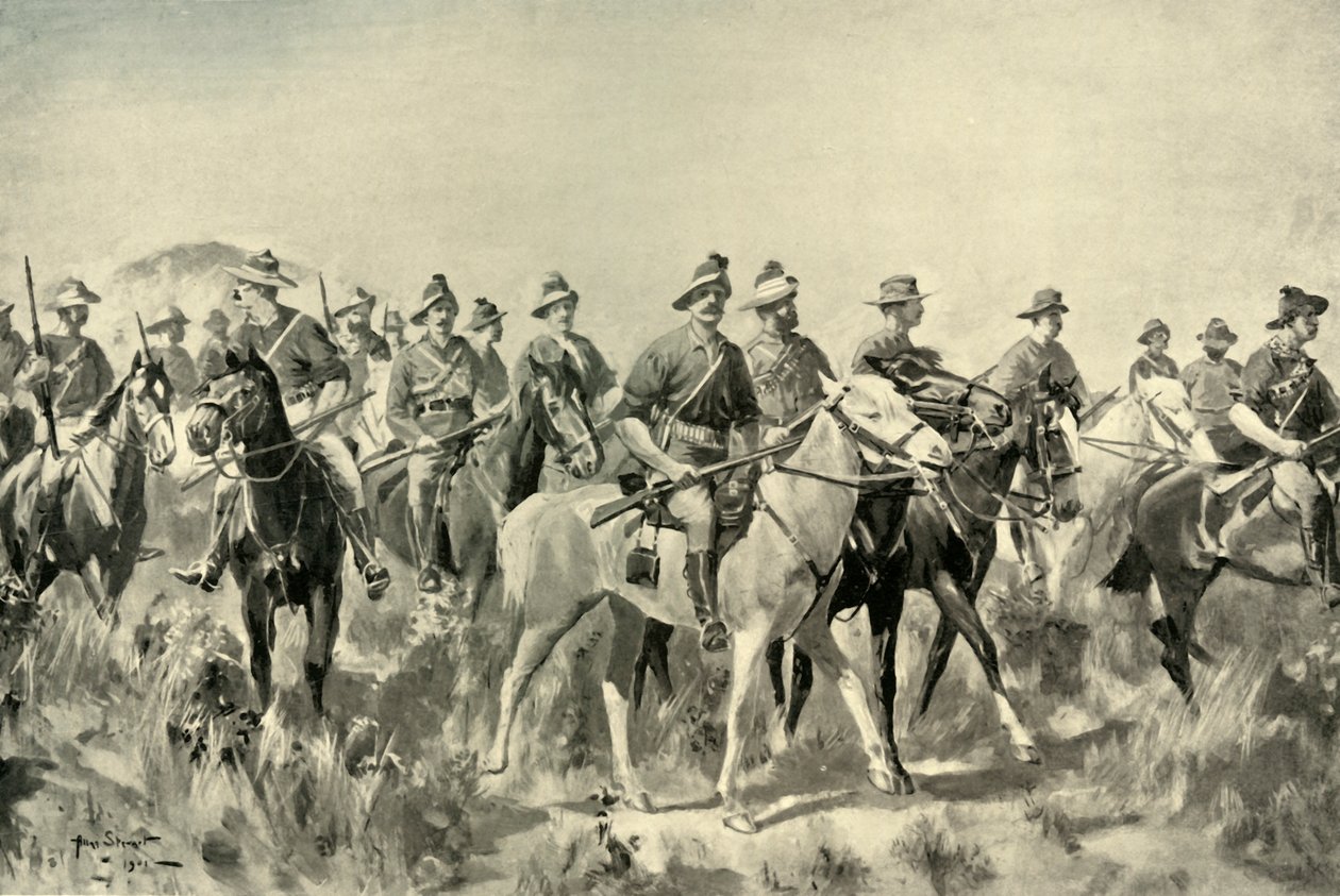 "البشمان الأسترالي في مارس" ، 1901. بواسطة ألان ستيوارت