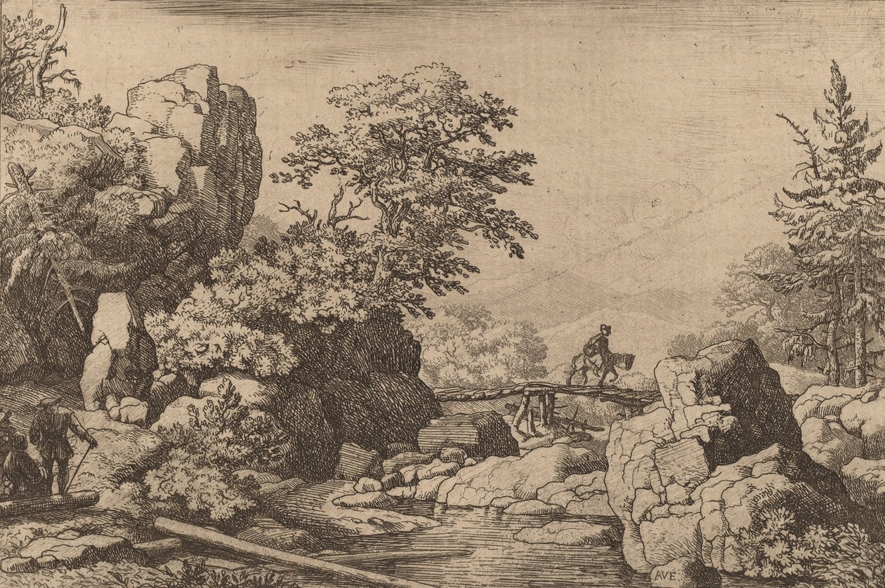 فارس على الجسر ، ربما ج. 16451656. بواسطة ألارت فان إيفردنغن