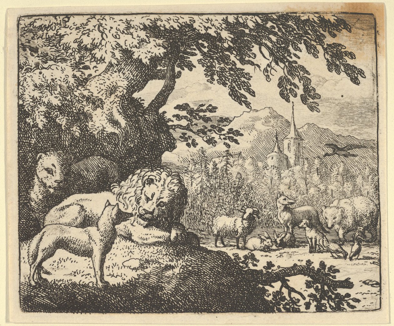 رينارد يواصل أكاذيبه ، 1650-1675. بواسطة ألارت فان إيفردنغن