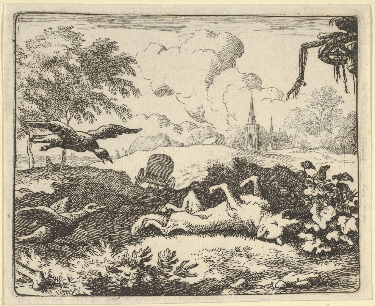 قراءة الدعوى الجنائية Againt Renard ، 1650-1675. بواسطة ألارت فان إيفردنغن