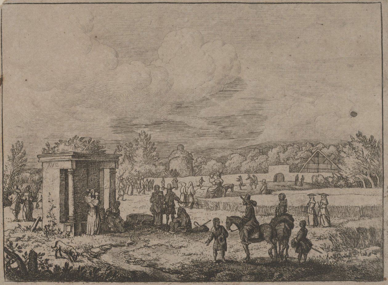 الربيع في وتروز ، حوالي 1650 (حفر) بواسطة ألارت فان إيفردنغن