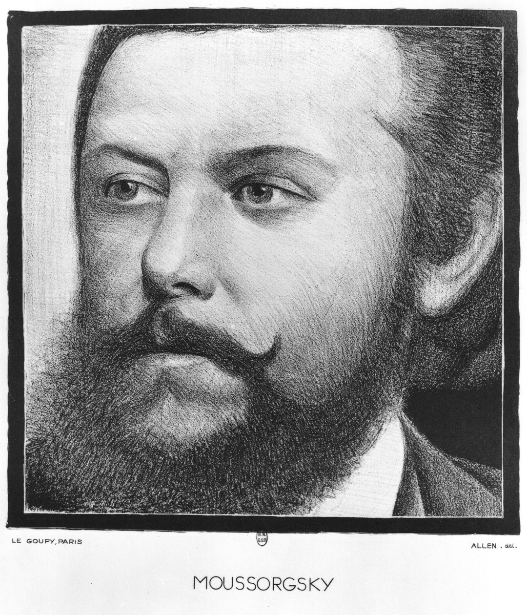 صورة متواضعة بتروفيتش موسورجسكي (1839-1881) بواسطة الجميع