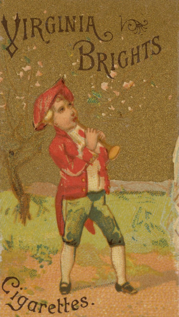 من سلسلة الفتيات والأطفال N64 للترويج لسجائر Virginia Brights لـ Allen & ... ، 1886. بواسطة ألين وجينتر