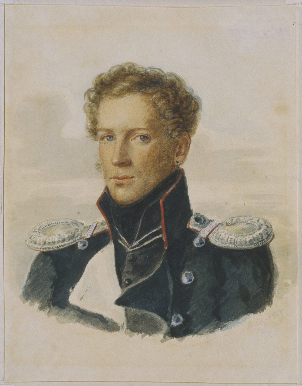 سيرجي لانسكوي 1789-1832 ، ضابط حرس شوفالييه ، 1829 بواسطة الويس جوستاف روكستول