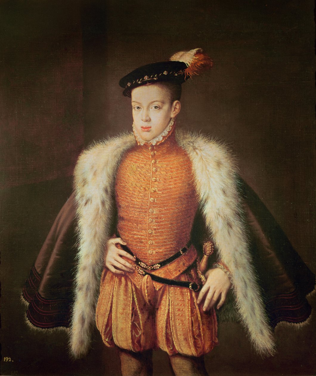 دون كارلوس ، أمير أستورياس والبرتغال ، c.1558 بواسطة ألونسو سانشيز كويلو