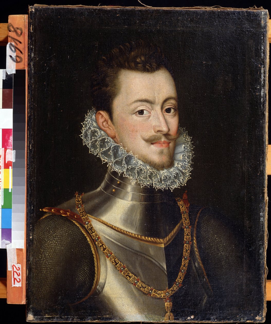 صورة لحاكم النمسا دون جوان (1547-1578) (صورة لحاكم هابسبورغ هولندا دون جون النمسا). لوحة ألونسو سانشيز كويلو (1531-1588). زيت على قماش ، 62 × 47 سم. الفن الاسباني ، التصرفات. الشرق الأقصى بواسطة ألونسو سانشيز كويلو