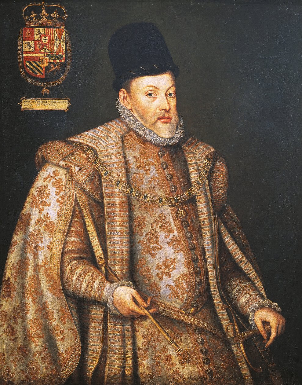 Portrait of Philip II of Spain (Valladolid بواسطة ألونسو سانشيز كويلو
