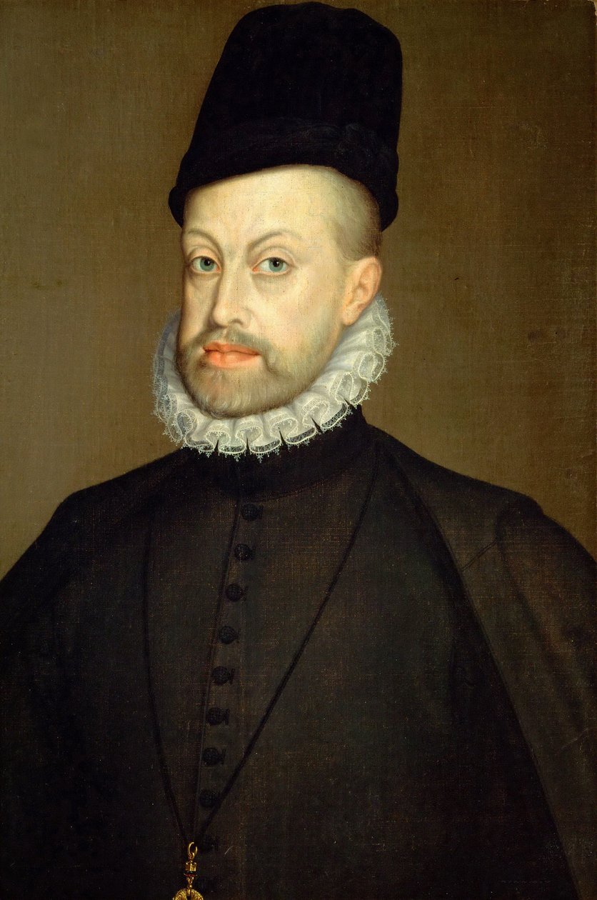 صورة فيليب الثاني 1527-1598 ، ملك إسبانيا والبرتغال ، 1568 بواسطة ألونسو سانشيز كويلو