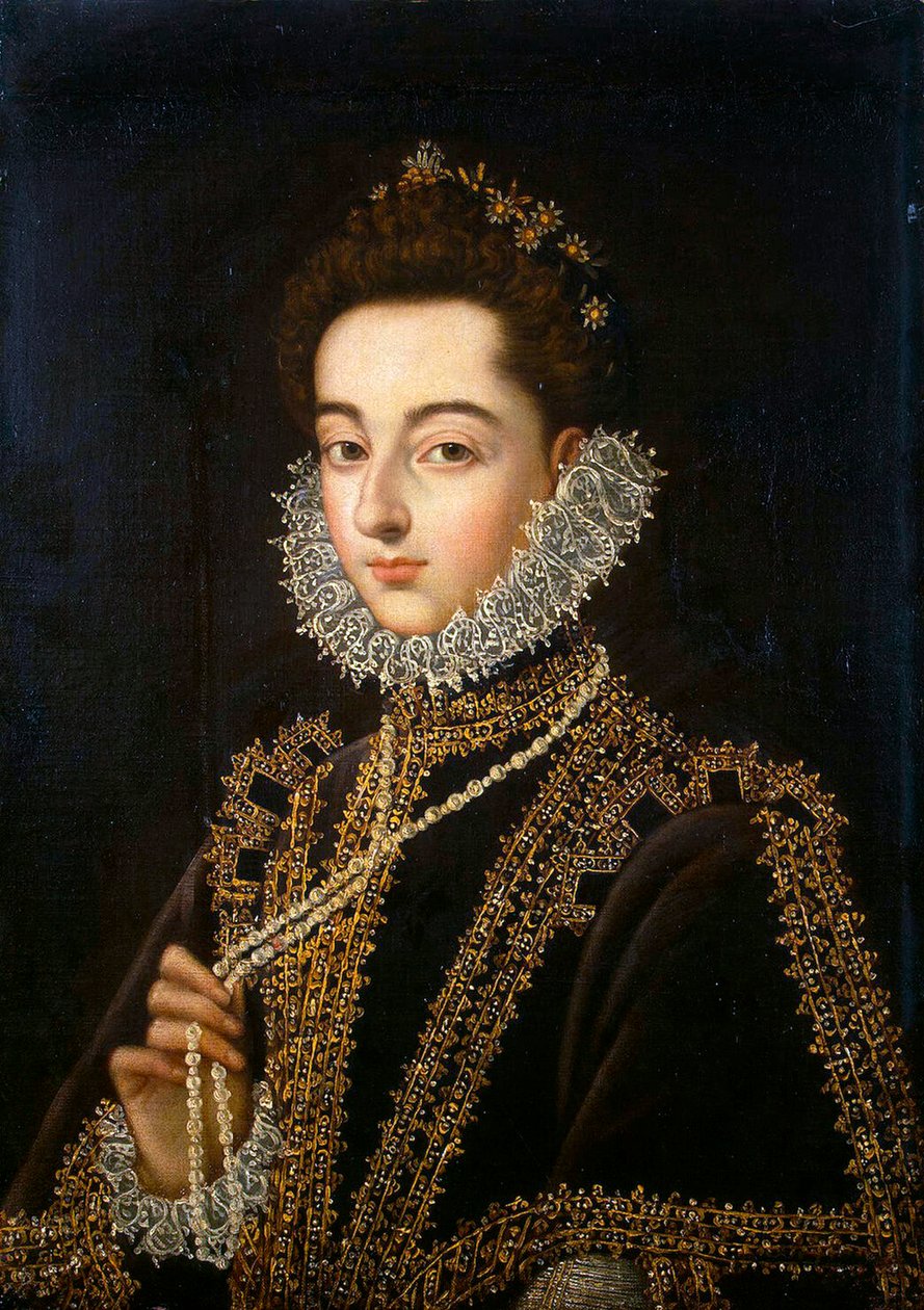 صورة للإنفانتا كاثرين ميشيل من إسبانيا ، 1567-1597 ، 1582-1585. بواسطة ألونسو سانشيز كويلو