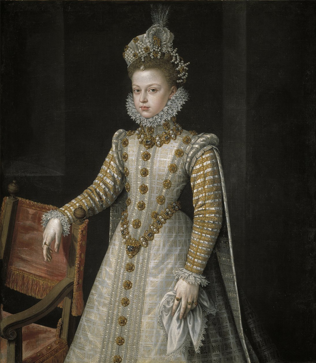 إنفانتا إيزابيل كلارا يوجينيا 1566-1633 ، 1579 بواسطة ألونسو سانشيز كويلو