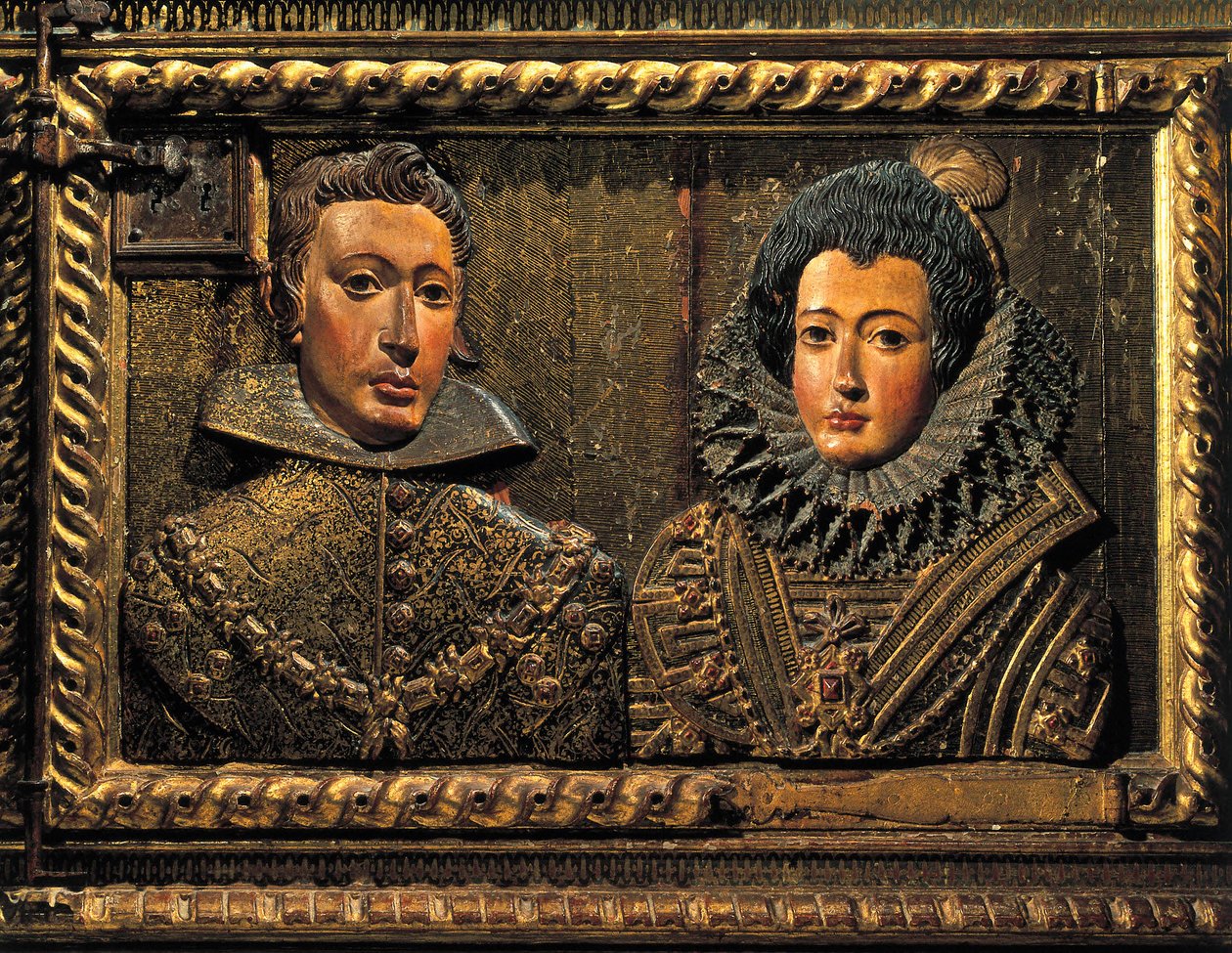 Portrait of Philip II, relief بواسطة ألونسو دي مينا