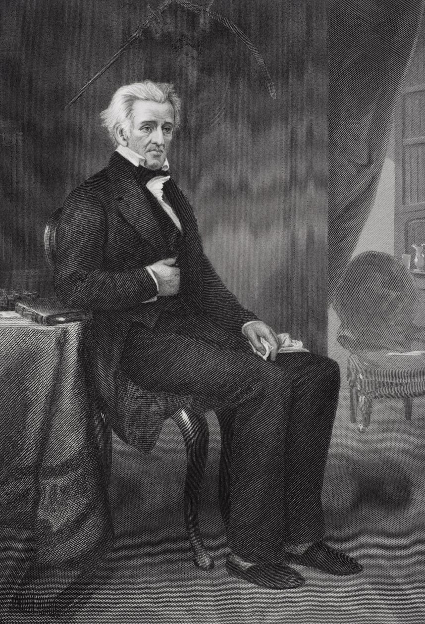أندرو جاكسون (1767-1845) الرئيس السابع للولايات المتحدة بواسطة ألونزو تشابل