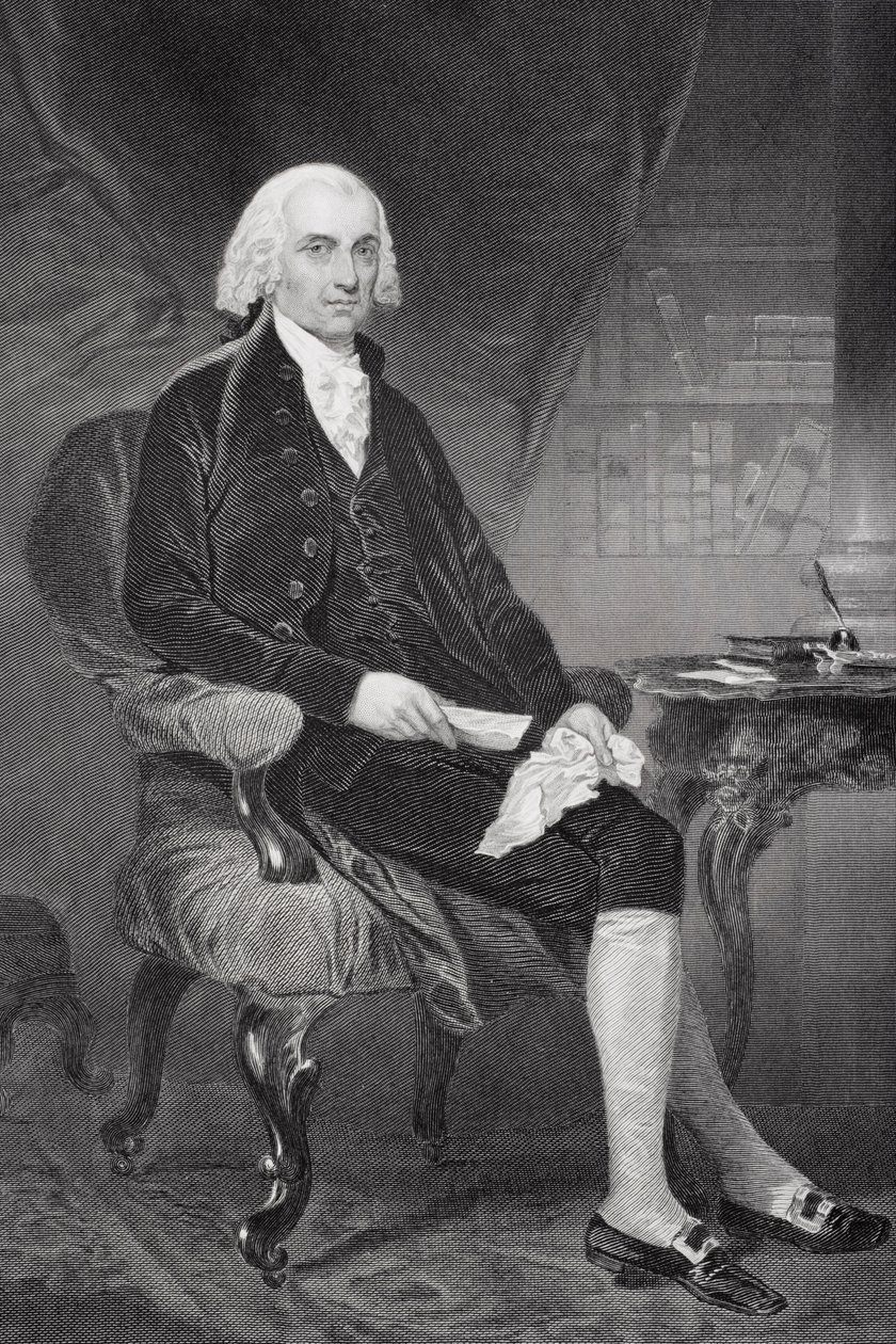 جيمس ماديسون (1751-1836) بواسطة ألونزو تشابل