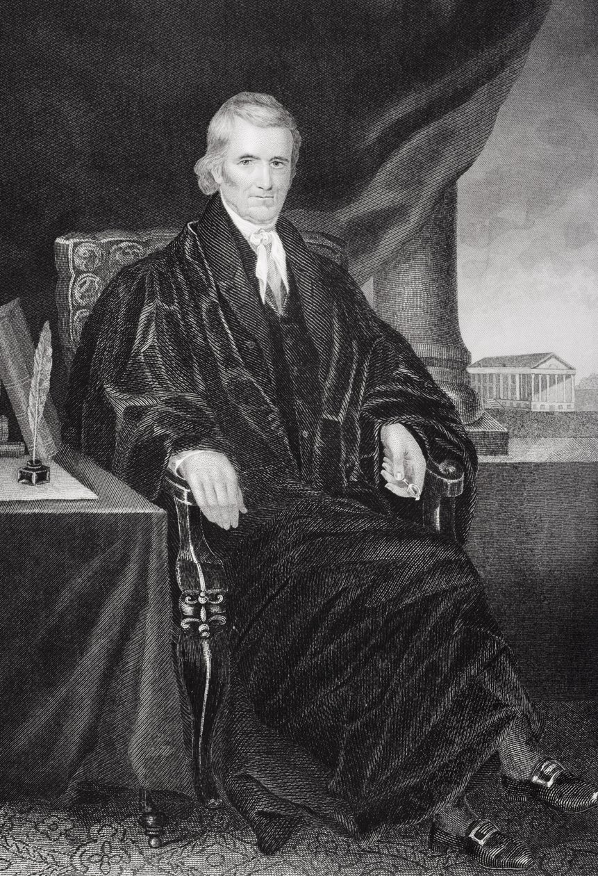 جون مارشال (1755-1835) بواسطة ألونزو تشابل