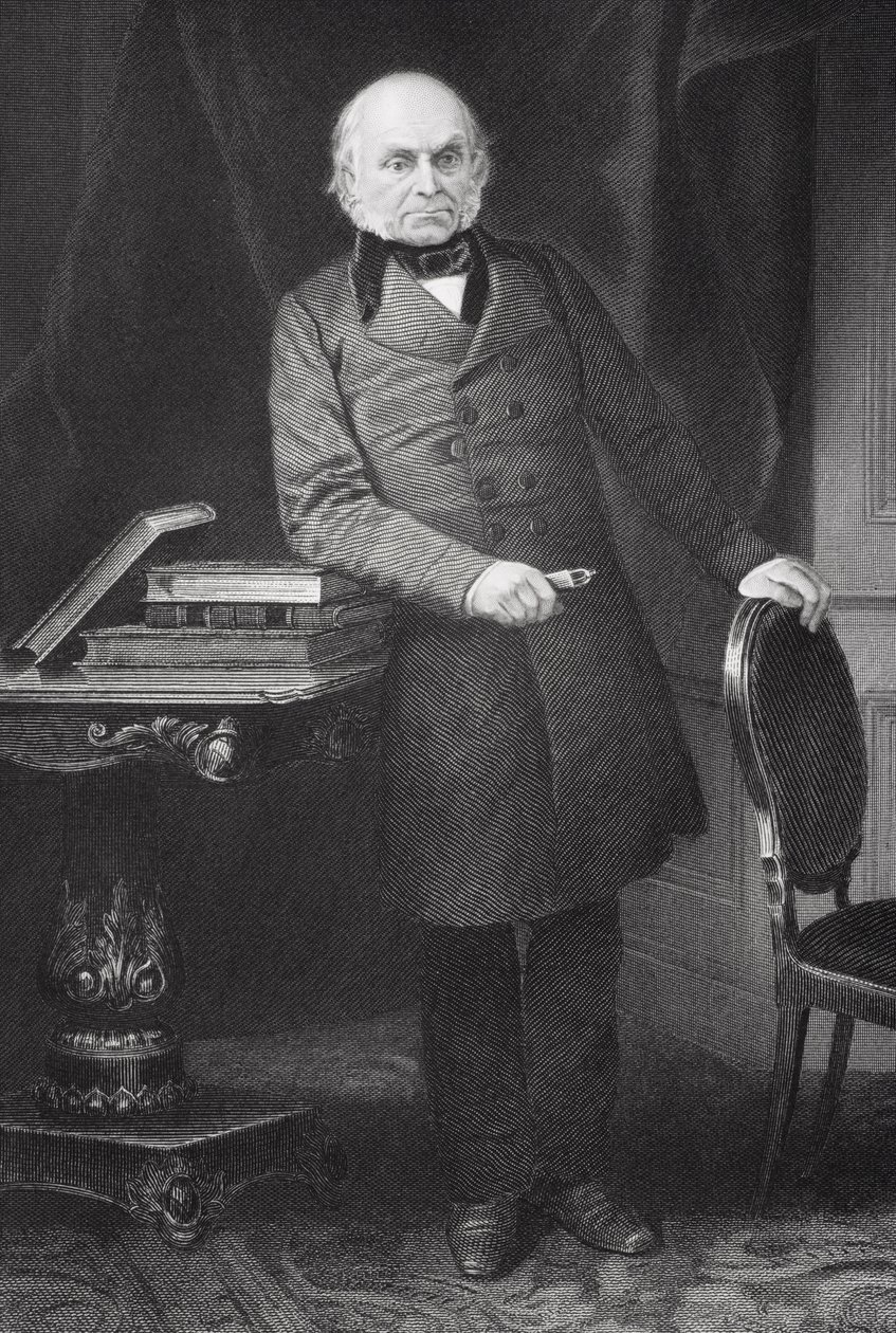 جون كوينسي آدامز (1767-1848) بواسطة ألونزو تشابل