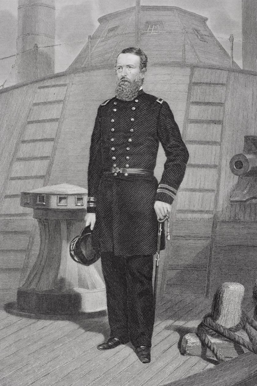 صورة للأدميرال ديفيد ديكسون بورتر (1813-1891) بواسطة ألونزو تشابل