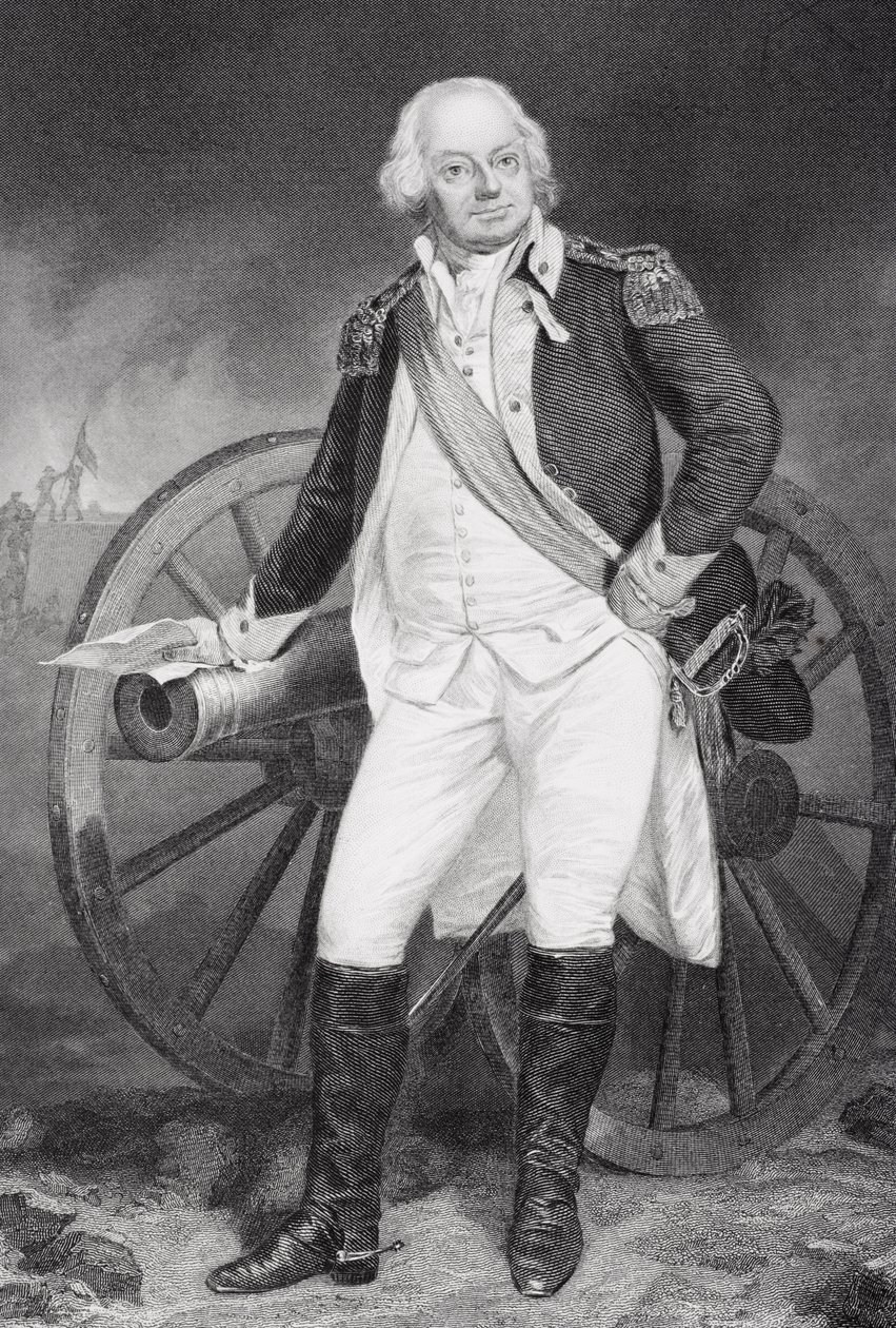 صورة بنيامين لنكولن (1733-1810) بواسطة ألونزو تشابل