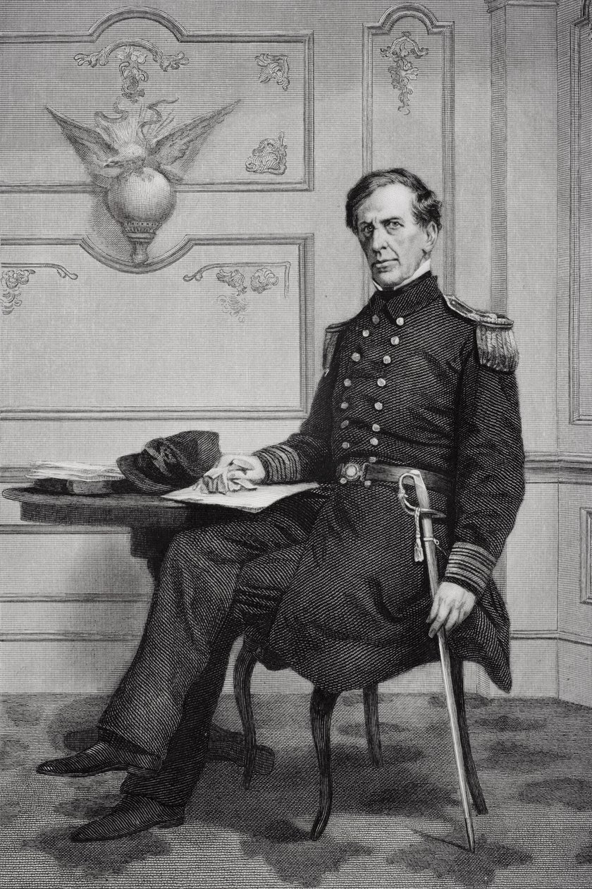 صورة تشارلز ويلكس (1798-1877) بواسطة ألونزو تشابل