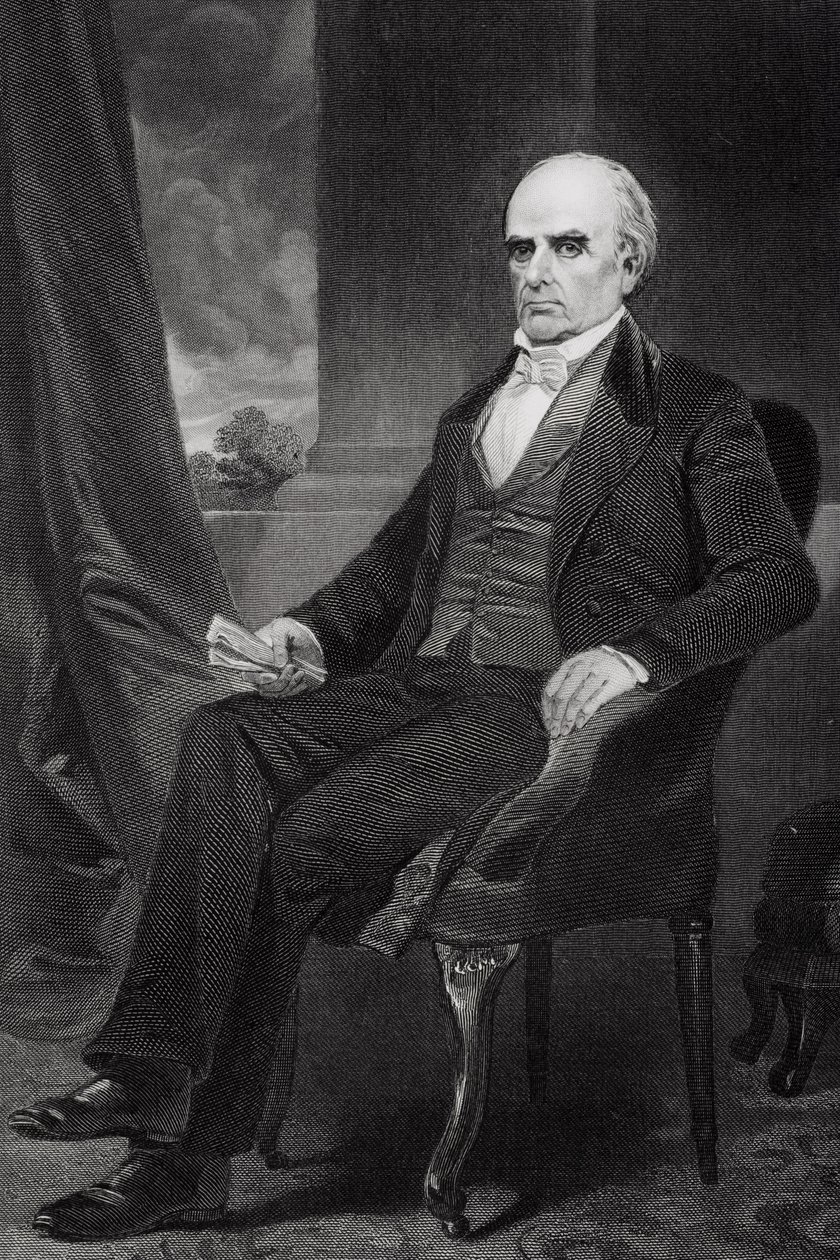 صورة دانيال ويبستر (1792-1852) بواسطة ألونزو تشابل