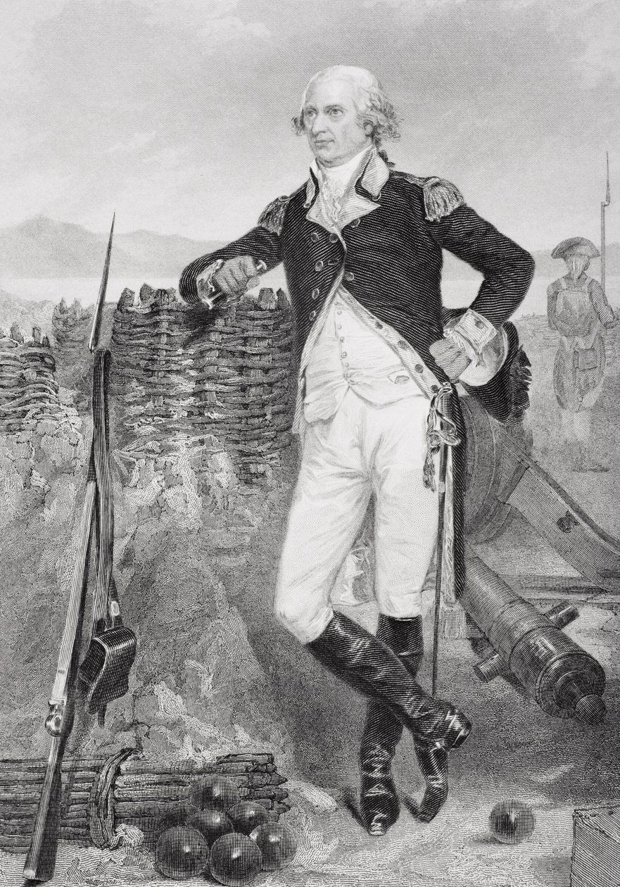 صورة لجورج كلينتون (1739-1812) بواسطة ألونزو تشابل