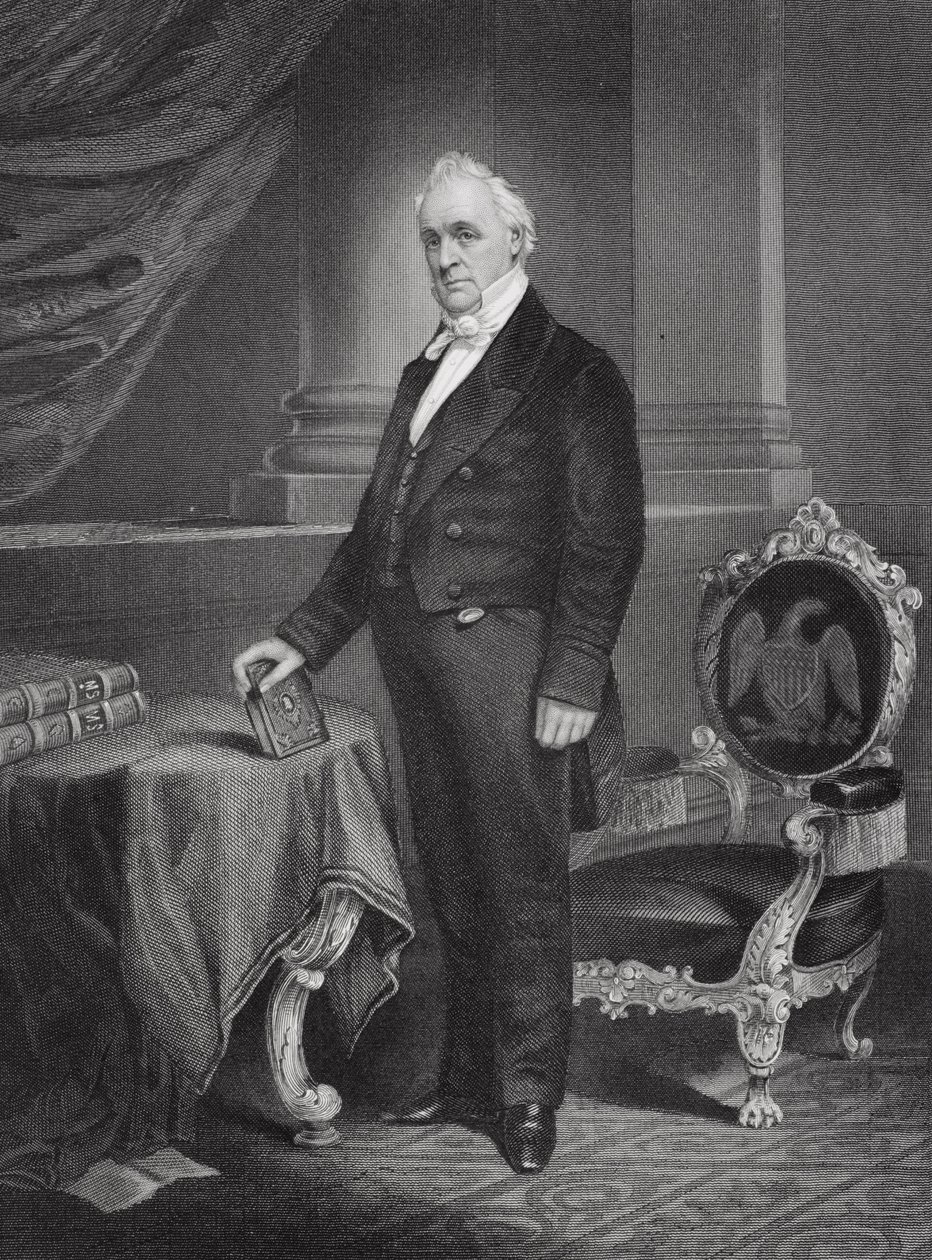 صورة لجيمس بوكانان (1791-1868) (انظر 254653 لمزيد من التفاصيل) بواسطة ألونزو تشابل
