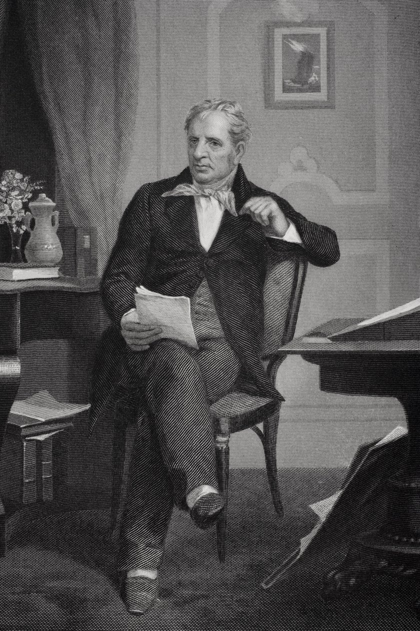صورة لجيمس فينيمور كوبر (1759-1851) بواسطة ألونزو تشابل