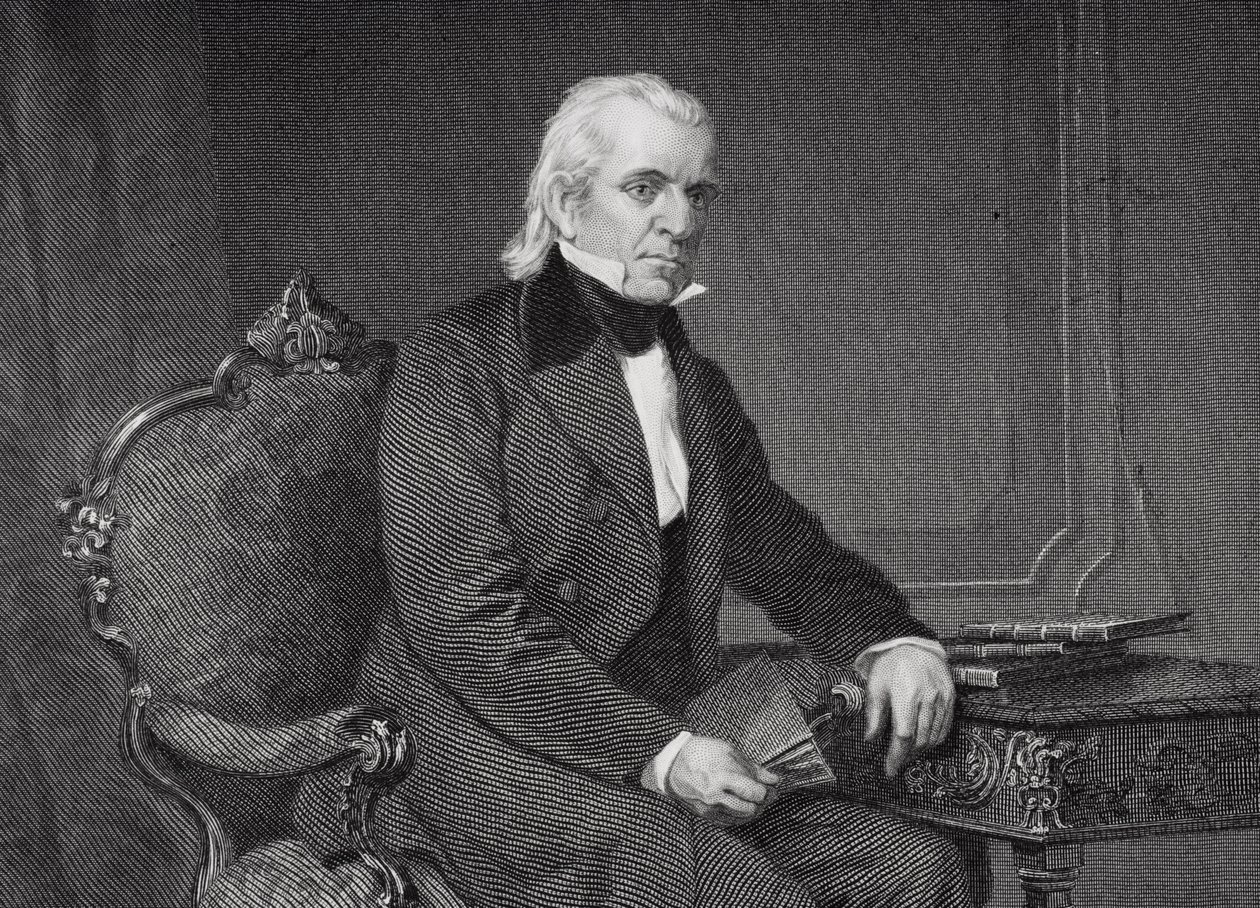 صورة لجيمس نوكس بولك (1795-1849) (تفاصيل 254670) بواسطة ألونزو تشابل