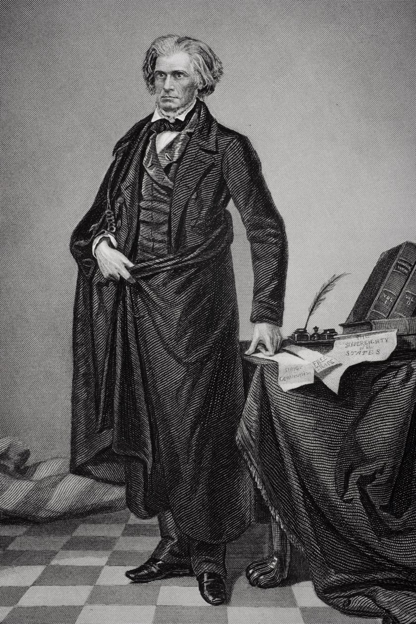 صورة لجون كالدويل كالهون (1782-1850) بواسطة ألونزو تشابل