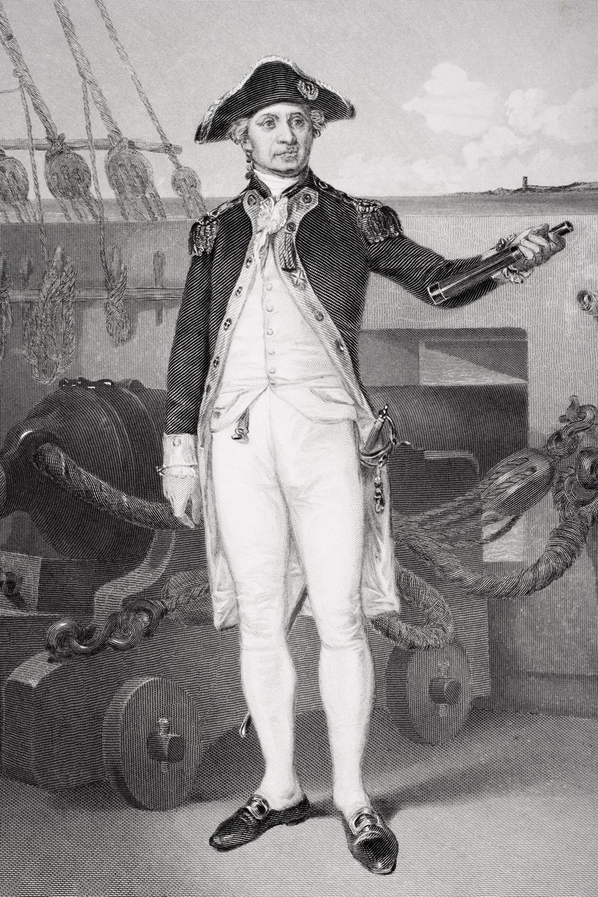 صورة جون بول جونز (1742-1792) بواسطة ألونزو تشابل
