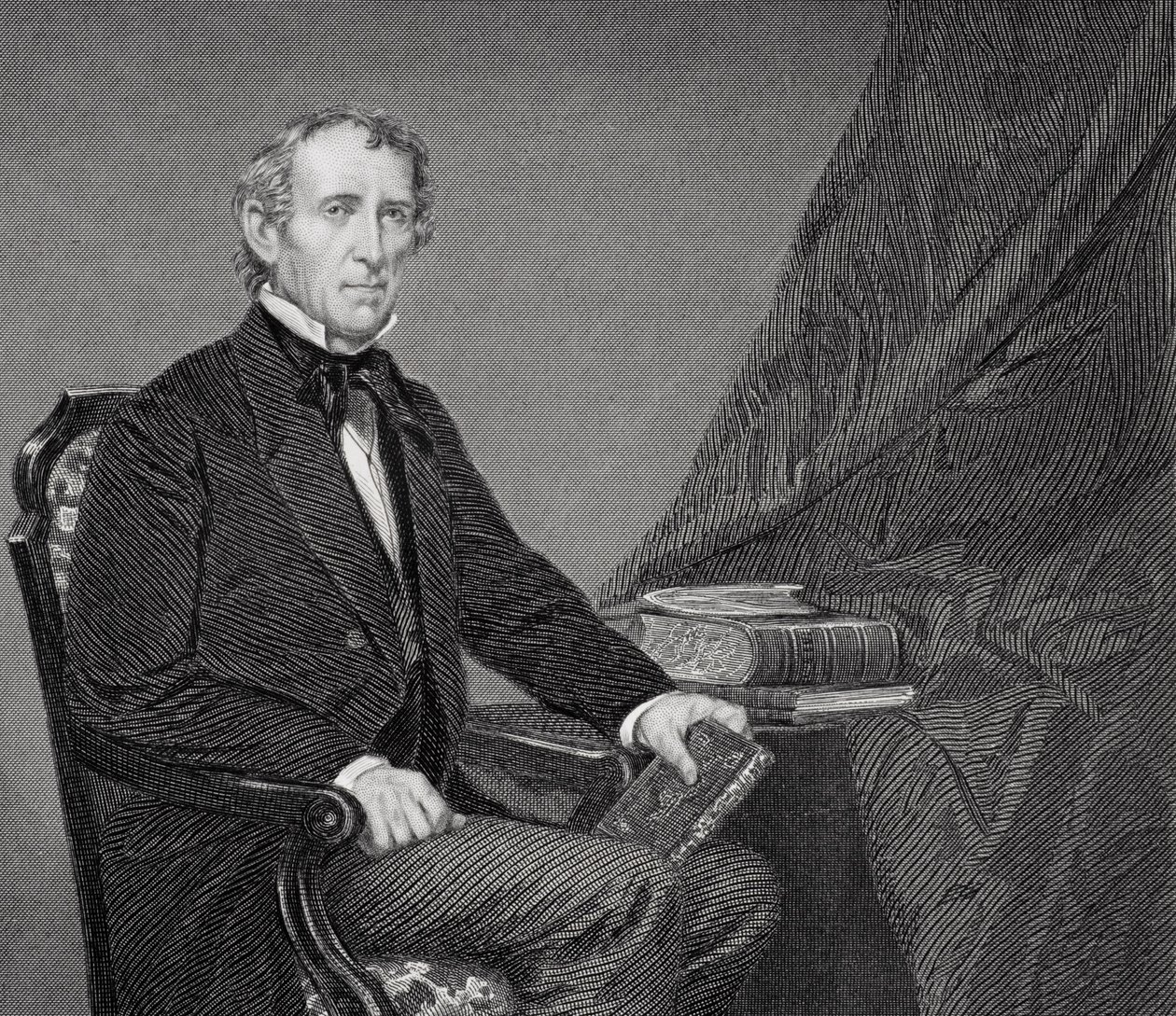 صورة لجون تايلر (1790-1862) (تفاصيل 254657) بواسطة ألونزو تشابل